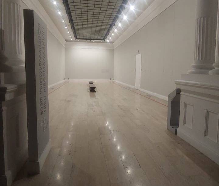 <p>Опустевший зал экспозиции в Национальном музее Грузии. Фото © museum.ge</p>