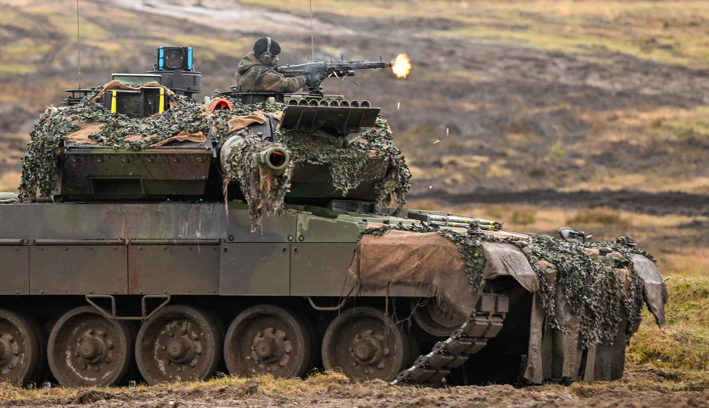 Танк Leopard 2A6. Фото © Getty Images / Sascha Schuermann