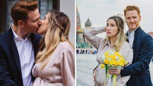 Тренер "Спартака" Абаскаль женился в Москве и сделал фото с супругой на Красной площади