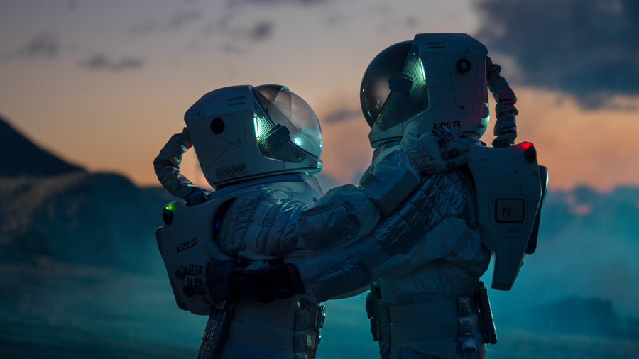 <p>Любовь в космосе. Фото © Shutterstock</p>