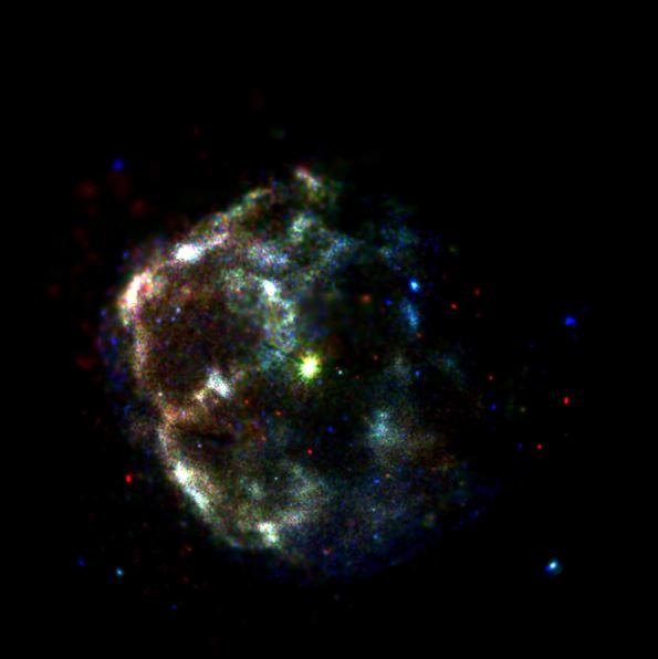 Остаток сверхновой HESS J1731-347. Фото © ESA / Victor Doroshenko, Gerd Pühlhofer