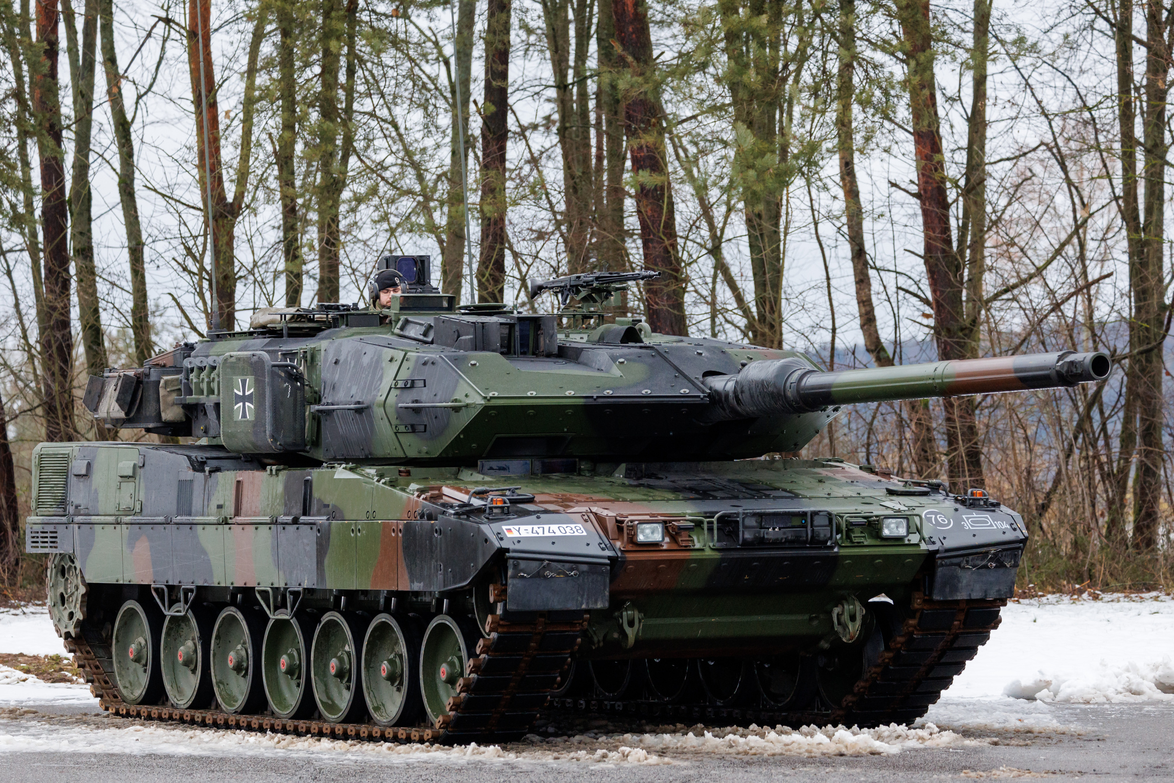 Leopard 2, которые могут передать Украине. Фото © Getty Images / Daniel Karmann / picture alliance