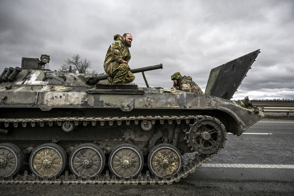 Украинские военные проходят подготовку у инструкторов НАТО. Фото © Getty Images / Muhammed Enes Yildirim / Anadolu Agency