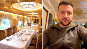 Версаль на колёсах: Как Зеленский ездил в Европу на поезде с позолотой