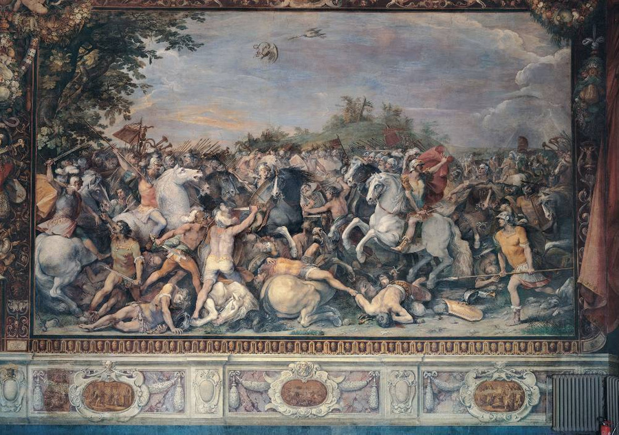 Битва с жителями Вейи и Фиден. Фото © Wikipedia / Giuseppe Cesari
