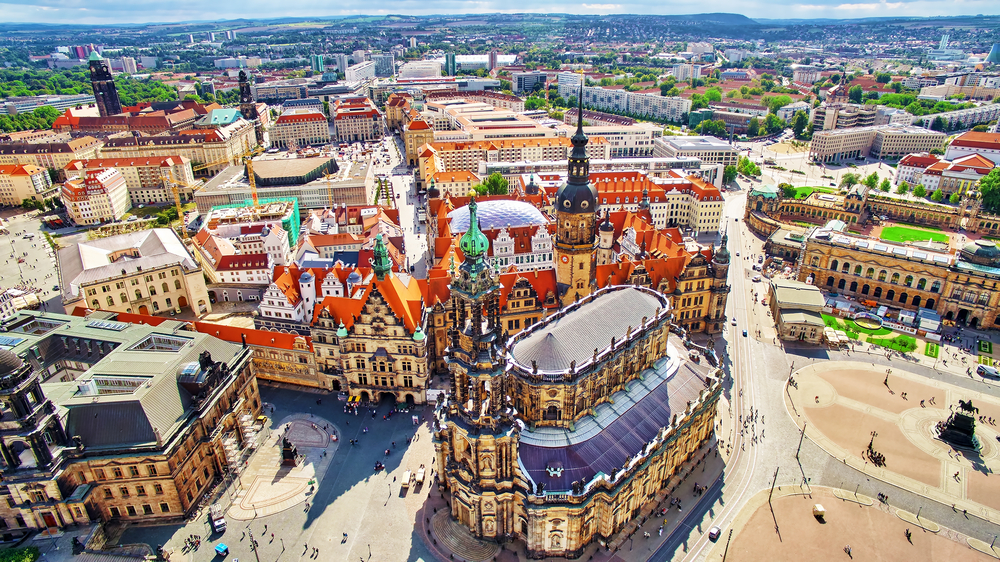 Исторический центр старого города Дрездена, Германия. Фото © Shutterstock