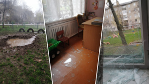 Украинский снаряд в Горловке попал в детсад