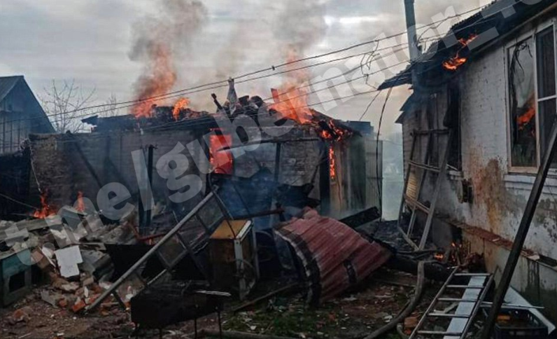 ВСУ сожгли дотла частный дом в Курской области