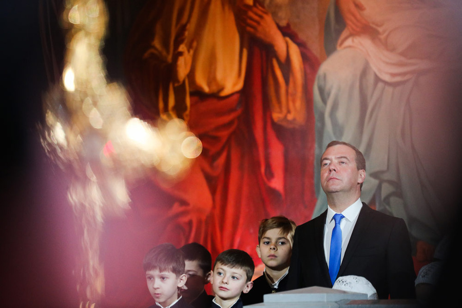Зампредседателя Совбеза РФ Дмитрий Медведев. Фото © ТАСС / Терещенко Михаил