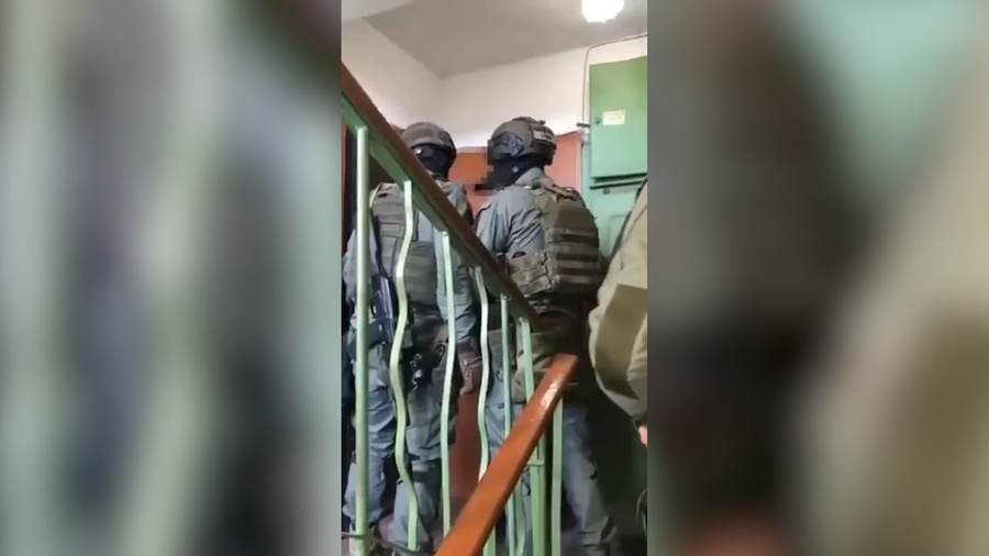 Задержание жителя города Гаврилов-Ям. Фото © Управление ФСБ России по Ярославской области