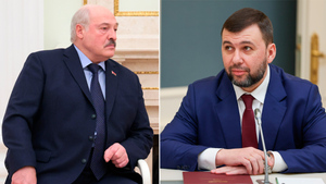 Лукашенко встретился с Пушилиным и предложил помощь в восстановлении Донбасса