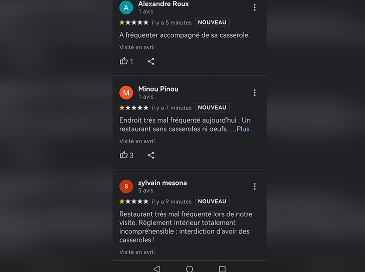 Отзывы к ресторану Peña Pil Pil. Фото © Twitter / Sined Warrior