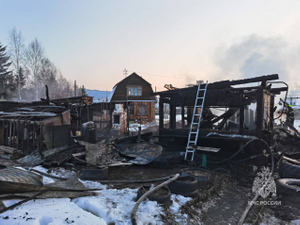 Трое взрослых и семилетняя девочка погибли при пожаре в СНТ в Иркутской области