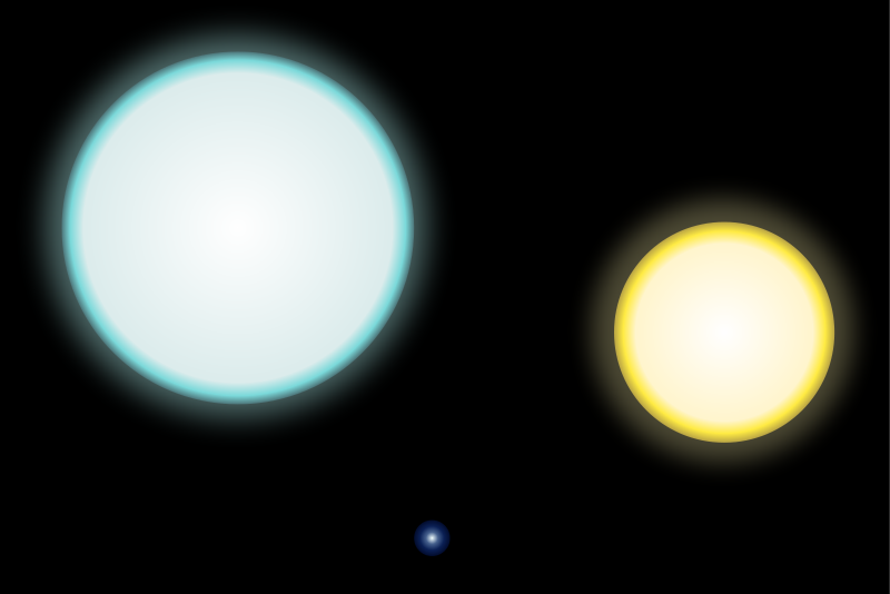 Двойная звёздная система IK Пегаса. Фото © Wikipedia / RJHall