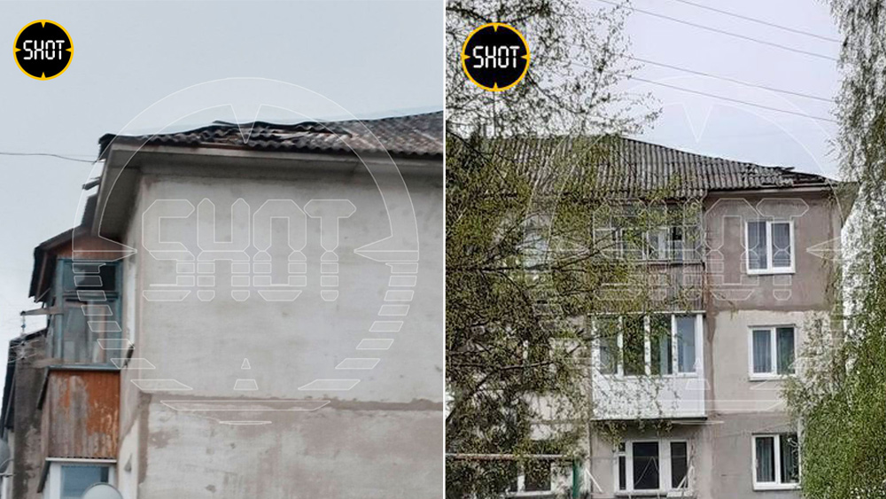 В Немане взрыв неизвестного устройства разнёс крышу жилого дома