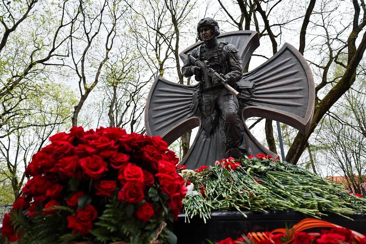 В Калининграде открыли памятник, посвящённый героям спецназа ФСБ России