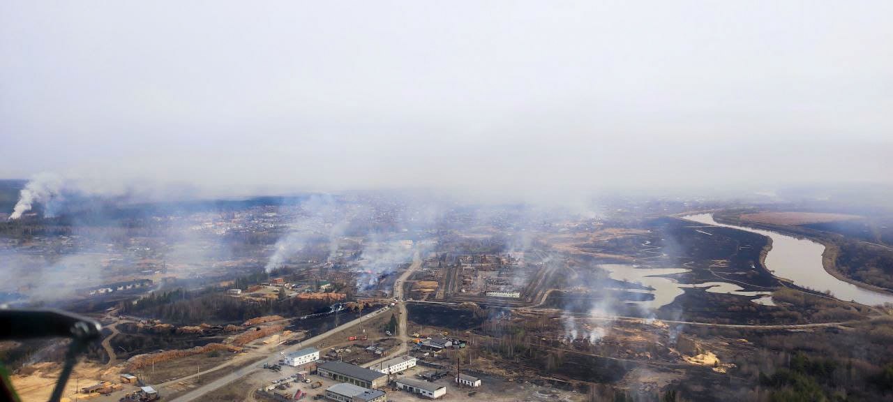 В МВД подтвердили версию Лайфа о причине масштабного пожара в посёлке Сосьва