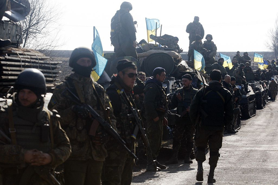 Главные новости о ходе СВО на Украине на сегодня, 27 апреля, приходят из Артёмовска (Бахмут). Фото © Getty Images / Viktor Koshkin