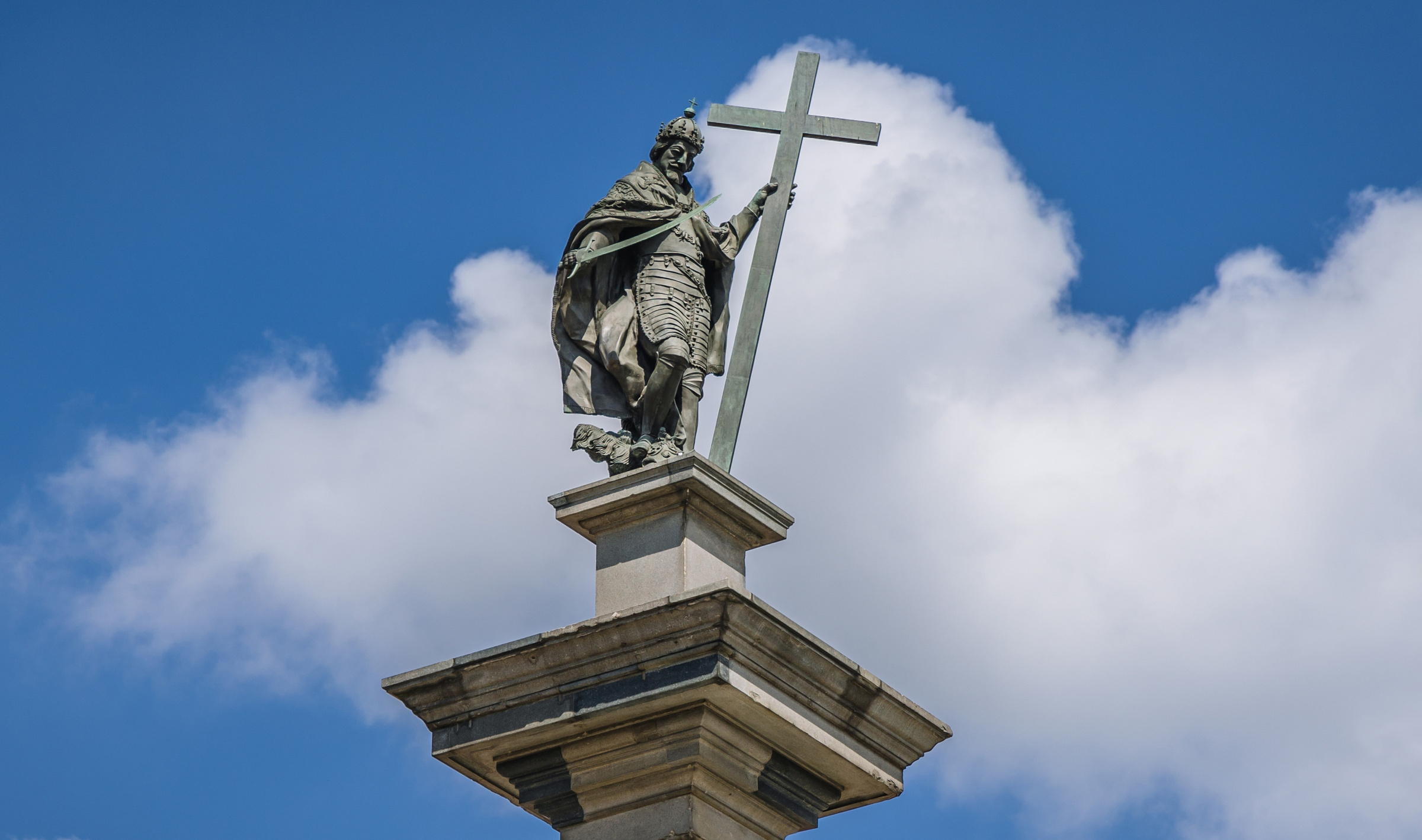 Колонна Сигизмунда. Памятник королю Сигизмунду III в Варшаве. Фото © Shutterstock