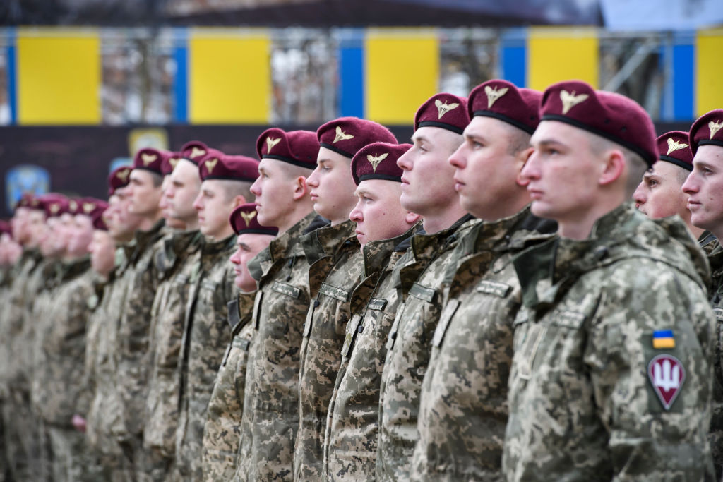 Военнослужащие десантно-штурмовых войск Украины, архивное фото. Фото  Getty Images / Maxym Marusenko / NurPhoto