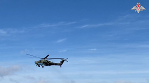 Минобороны показало видео уничтожения командных пунктов ВСУ вертолётами Ми-28