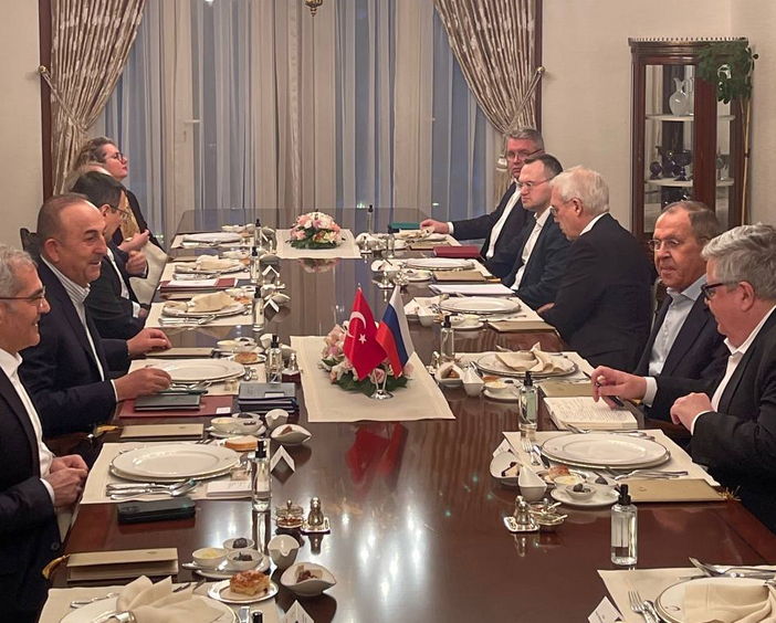 Переговоры "без галстуков" в Анкаре. Фото © Telegram / MariaVladimirovnaZakharova / 5157