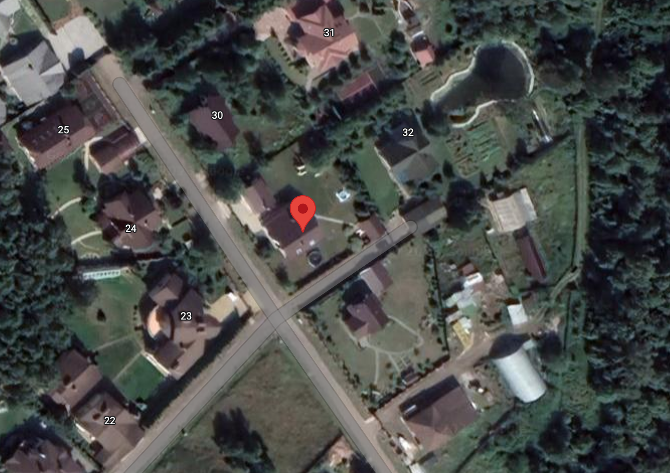 Особняк в СНТ "Царское село – 2", который покупала МакSим. © "Google Карты"