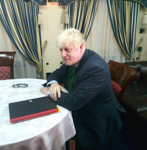 Бывший британский премьер Борис Джонсон. Фото © dovkola.media