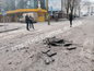 Последствия обстрела Донецка. Фото © t.me / kulemzin_donetsk