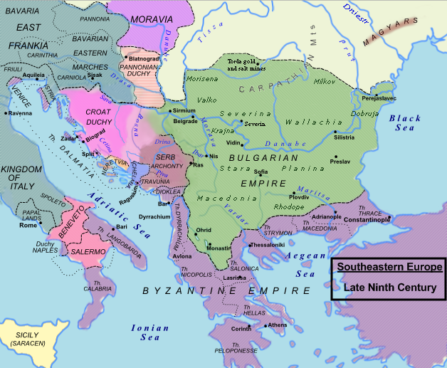 Болгария в 895 году. Фото © Wikipedia