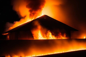 Житель Забайкалья застал жену с любовником и сжёг свой дом вместе с ними