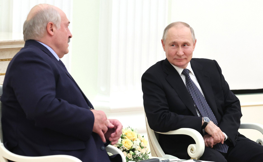 Переговоры президентов РФ и Белоруссии Владимира Путина и Александра Лукашенко. Фото © kremlin