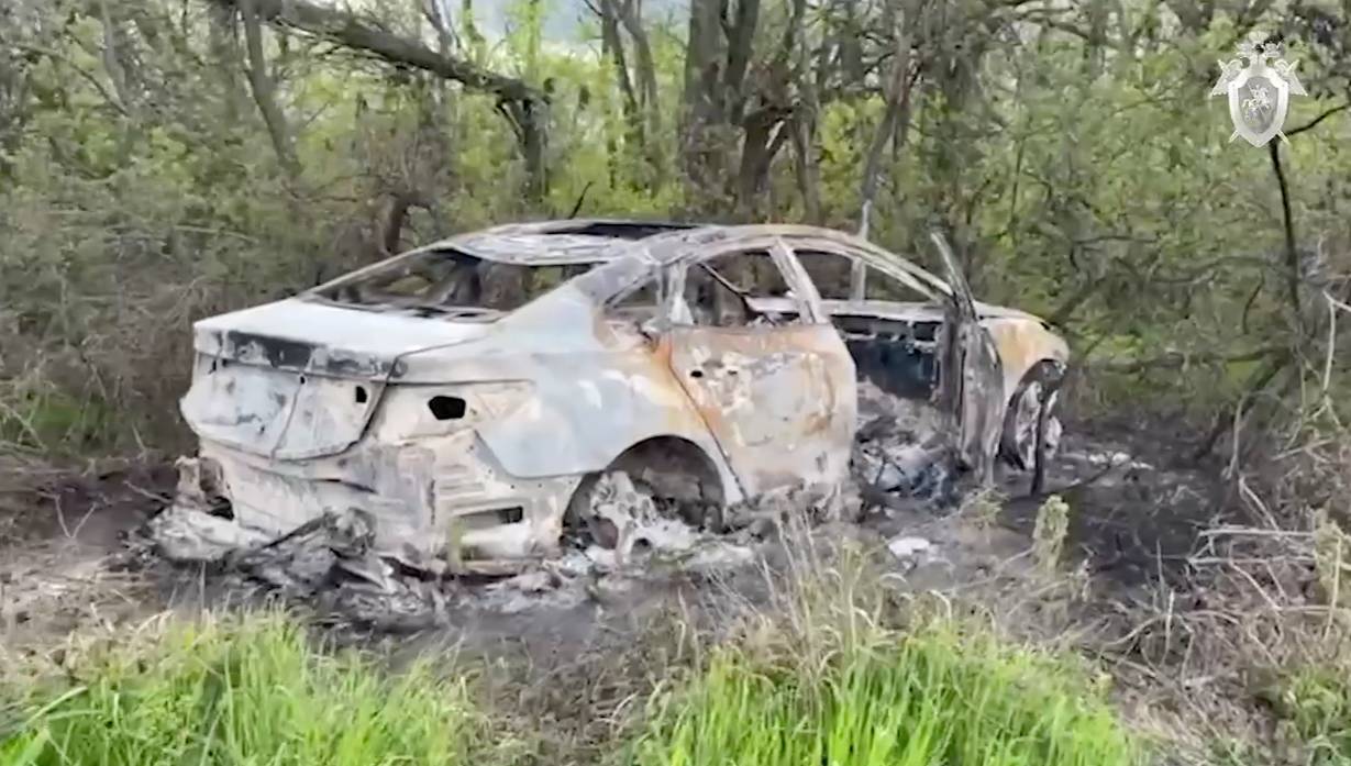 В Краснодарском крае найдена сгоревшей машина пропавших аниматоров