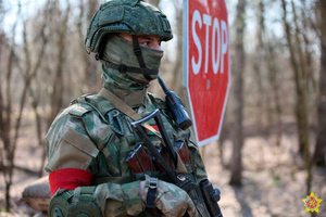 Вооружённый взрывным устройством водитель грузовика пытался напасть на военных в Белоруссии