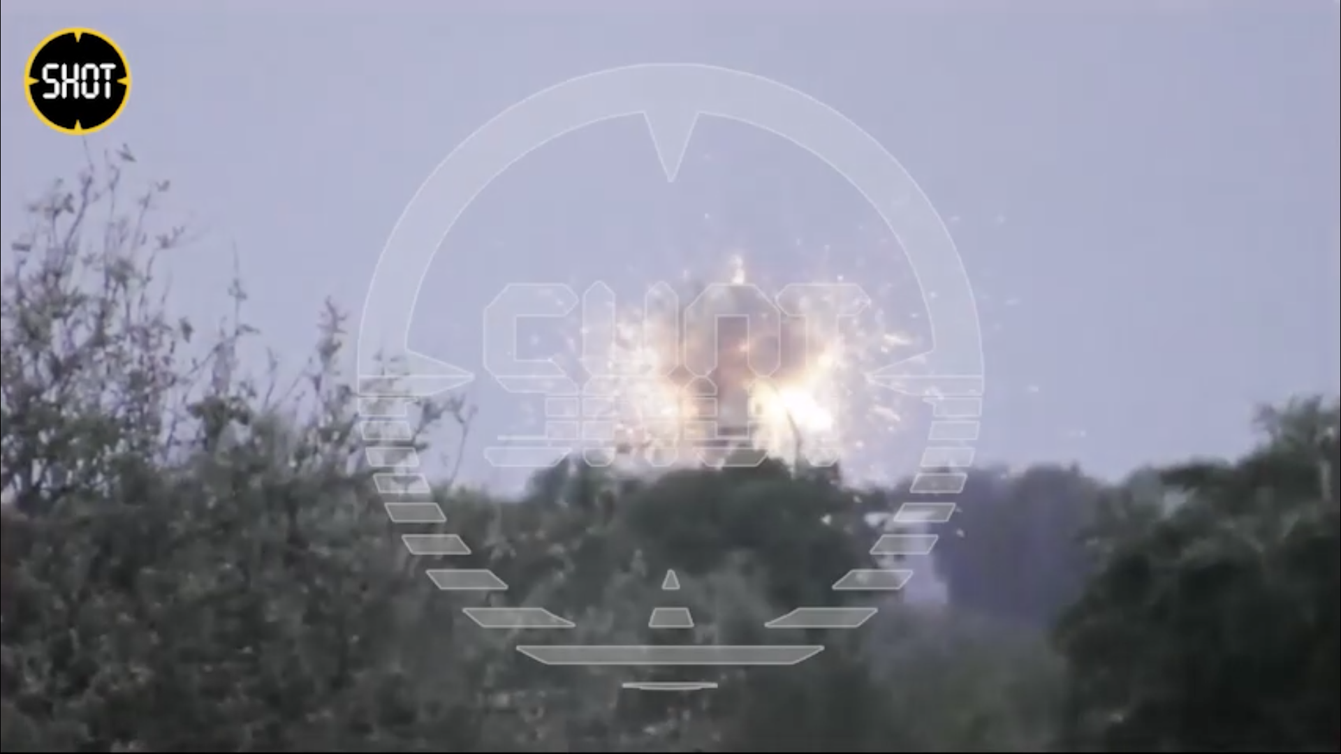 Опубликовано видео уничтожения пограничниками украинской вышки с системами РЭБ