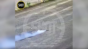 Появилось видео, как украинский дрон сгорел после перехвата его российскими пограничниками