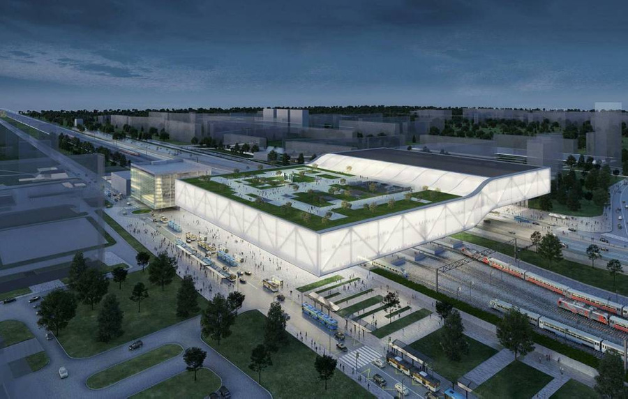 МЦД. Проектное решение ТПУ Выхино. Фото © Mos.ru