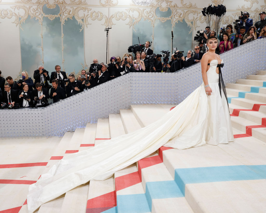 Флоренс Пью на Met Gala 2023 года. Фото © Getty Images / Taylor Hill