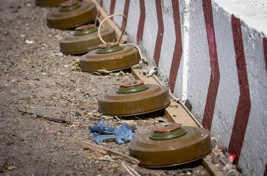 Противотанковые мины ТМ-62. Фото © ТАСС / Станислав Красильников