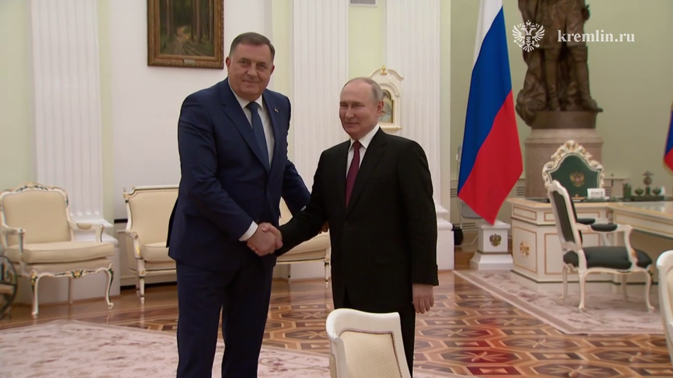 Милорад Додик на встрече с Путиным назвал СВО вынужденной мерой