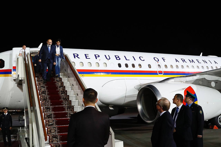 Премьер-министр Армении Никол Пашинян прибыл с рабочим визитом в Москву. Обложка © t.me / Правительство Республики Армения