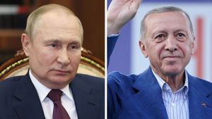 Путин назвал Эрдогана дорогим другом и поздравил с победой на выборах
