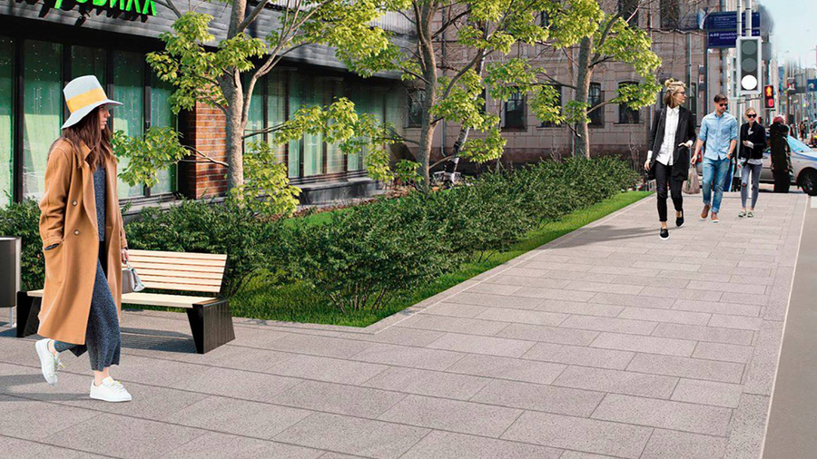 Территорию вокруг Цветного бульвара благоустроят к сентябрю