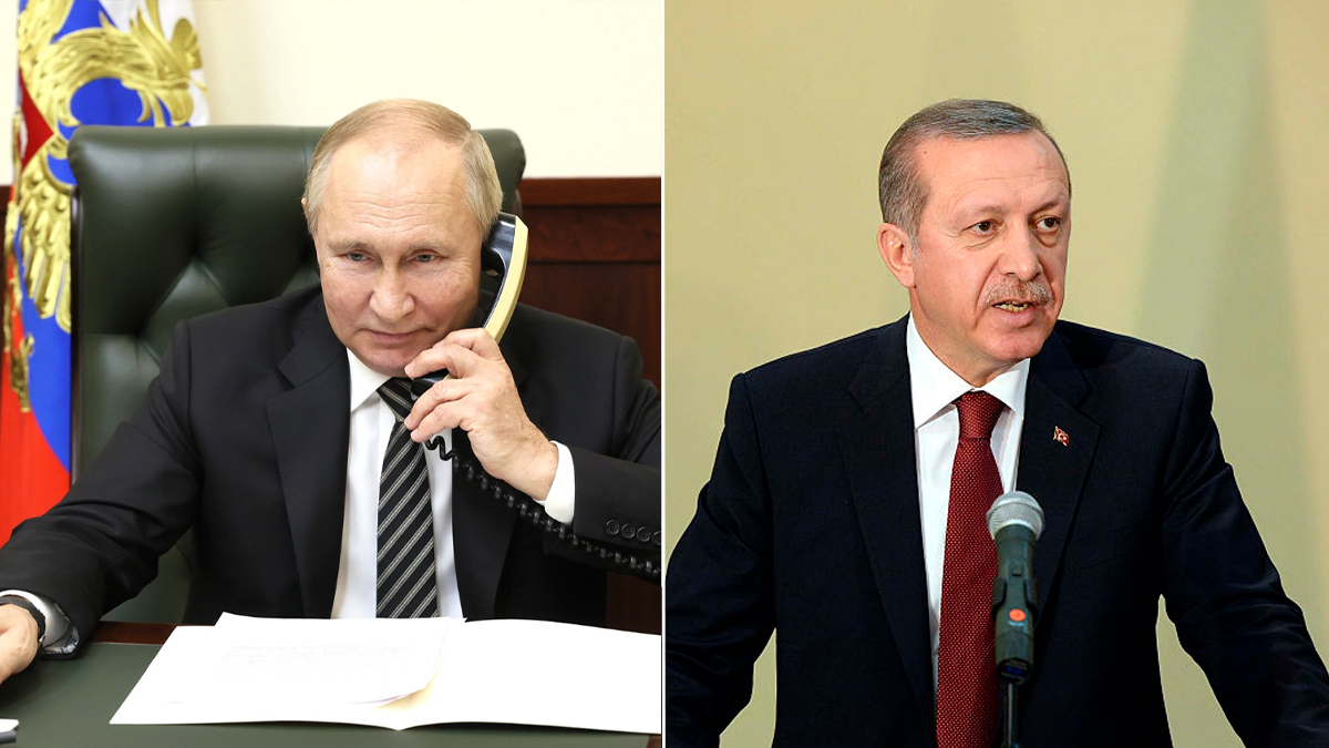 Путин тепло поздравил Эрдогана с победой на выборах в Турции, сообщили в Кремле