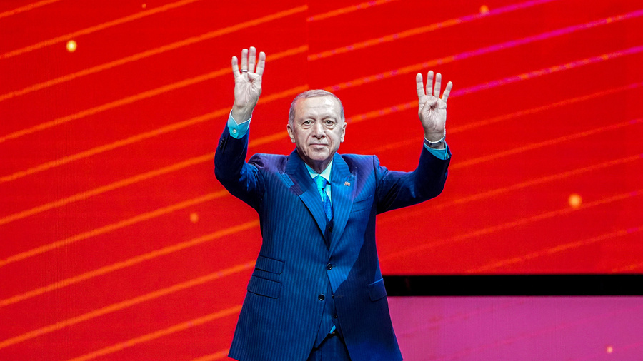 Реджеп Тайип Эрдоган победил на президентских выборах в Турции. Обложка © Getty Images / Cemal Yurttas/ dia images 