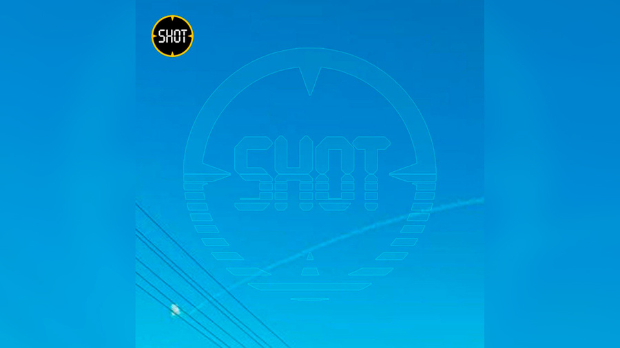 Беспилотник, который система ПВО сбила над морем в Феодосии. Фото © SHOT