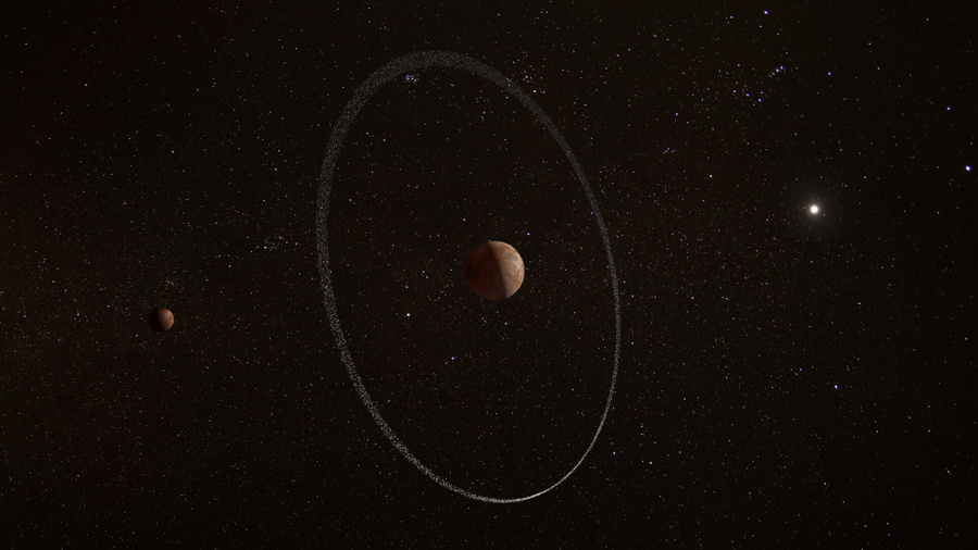 <p>Карликовая планета Квавар. Обложка © <a href="https://www.esa.int/ESA_Multimedia/Images/2023/01/Artist_impression_of_Quaoar_and_its_ring" target="_blank" rel="noopener noreferrer">ESA</a></p>