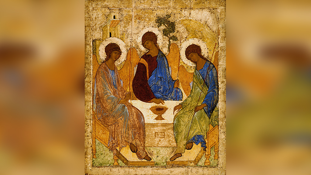 Икона "Троица" — самое знаменитое произведение Андрея Рублёва. Фото © Wikipedia