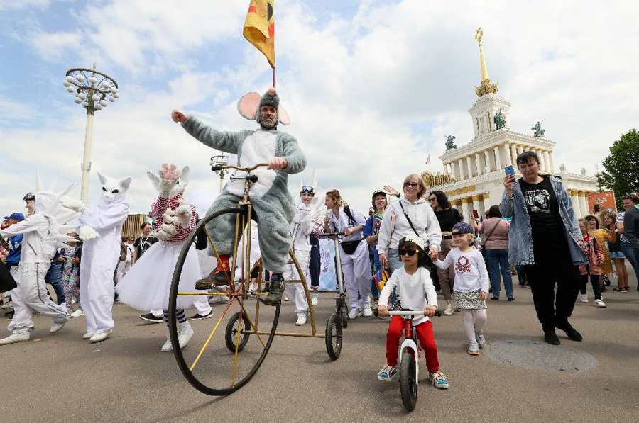 Празднование Дня защиты детей в Москве. Фото © ТАСС / Гавриил Григоров