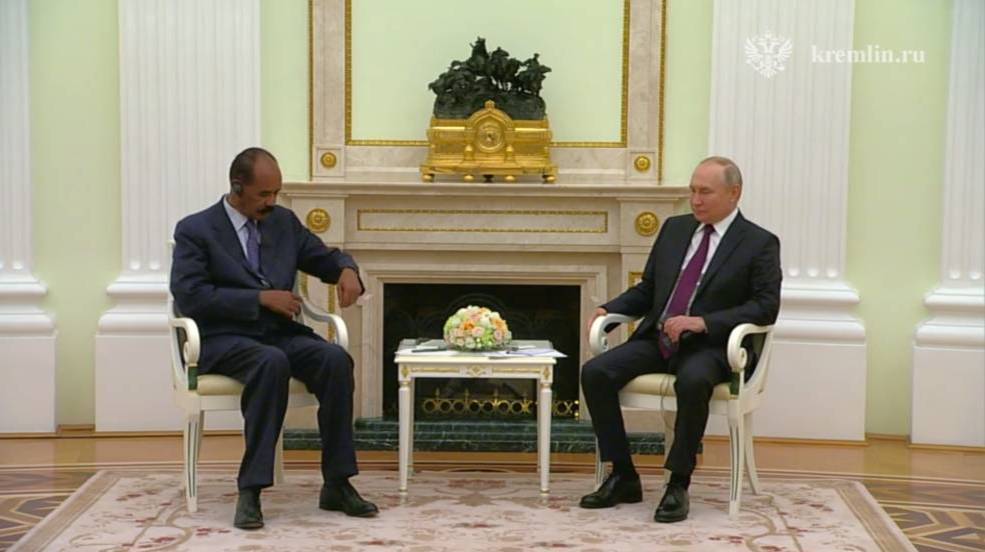 Путин встретился в Кремле с президентом Эритреи